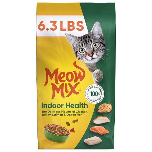 Meow Mix Indoor Health flavors assortment tempts indoor cats