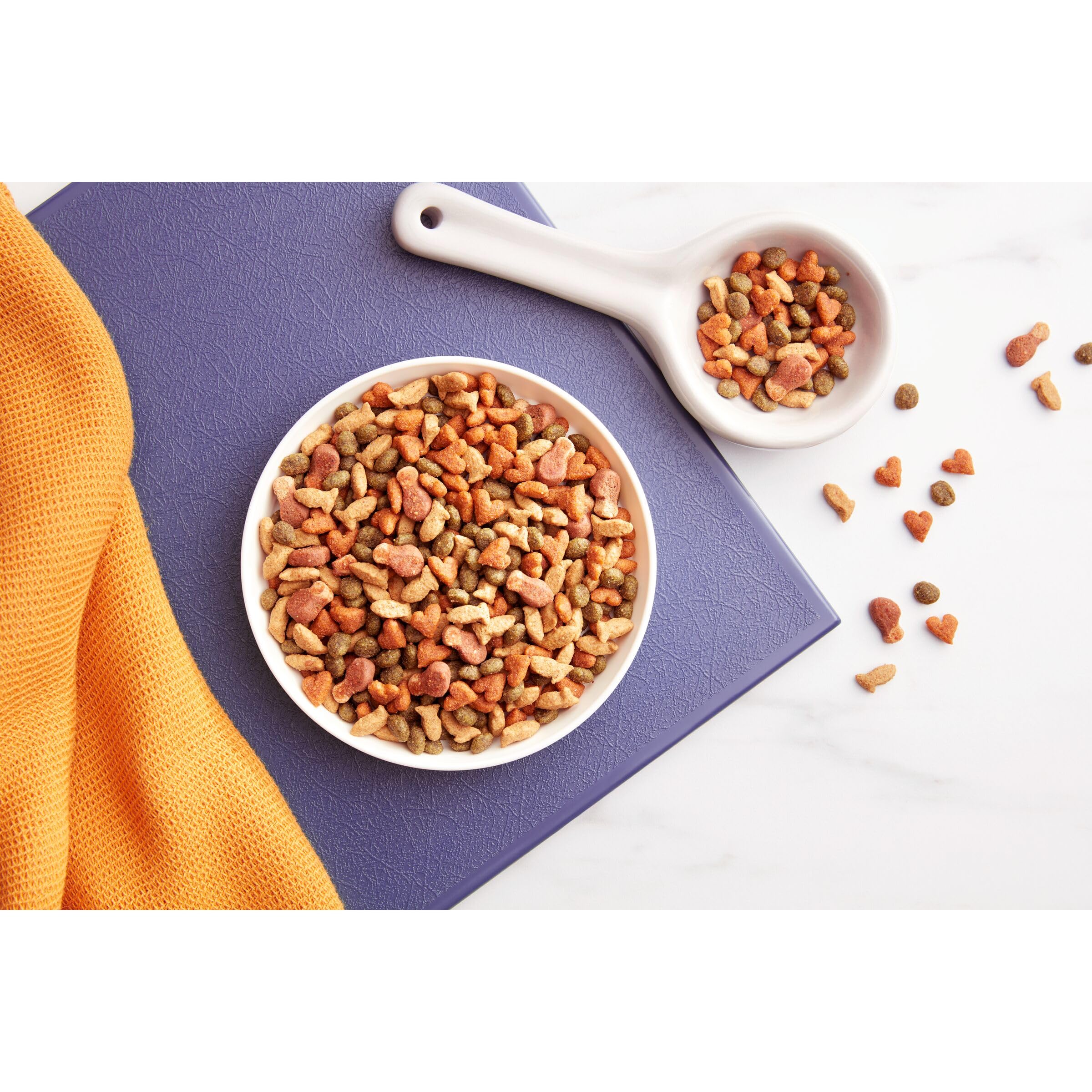 Meow Mix Original Choice four-bag pack for convenient daily feeding.