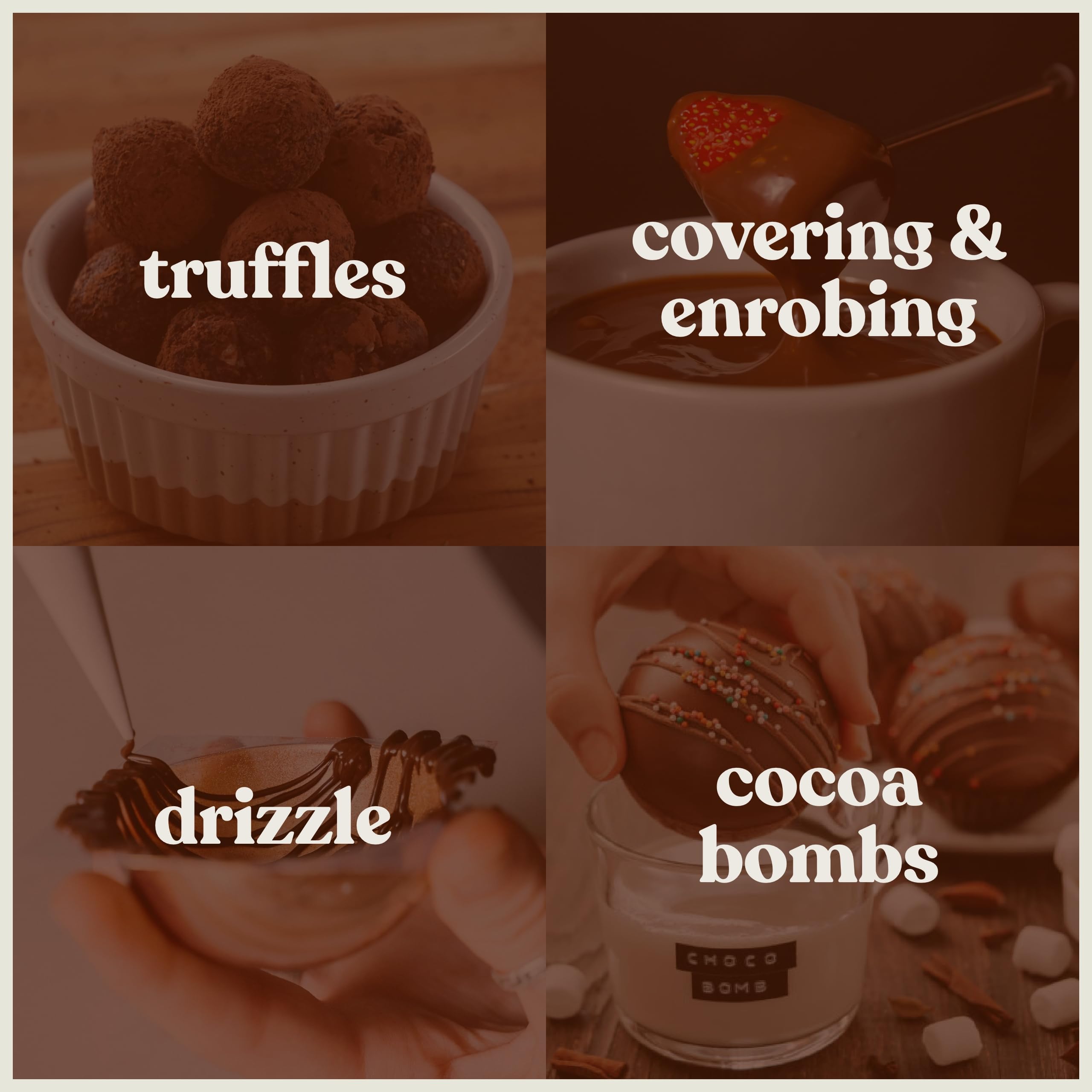 Cambie Merckens milk melts for cake pops with professional coating.