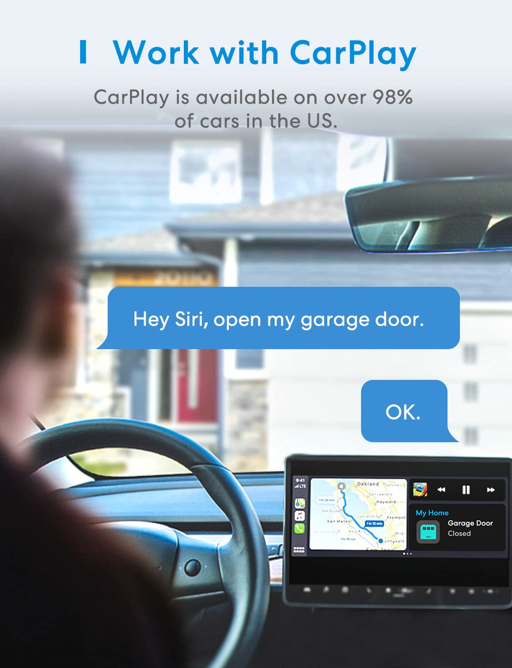 Meross notification history and alerts keep you informed about door status.