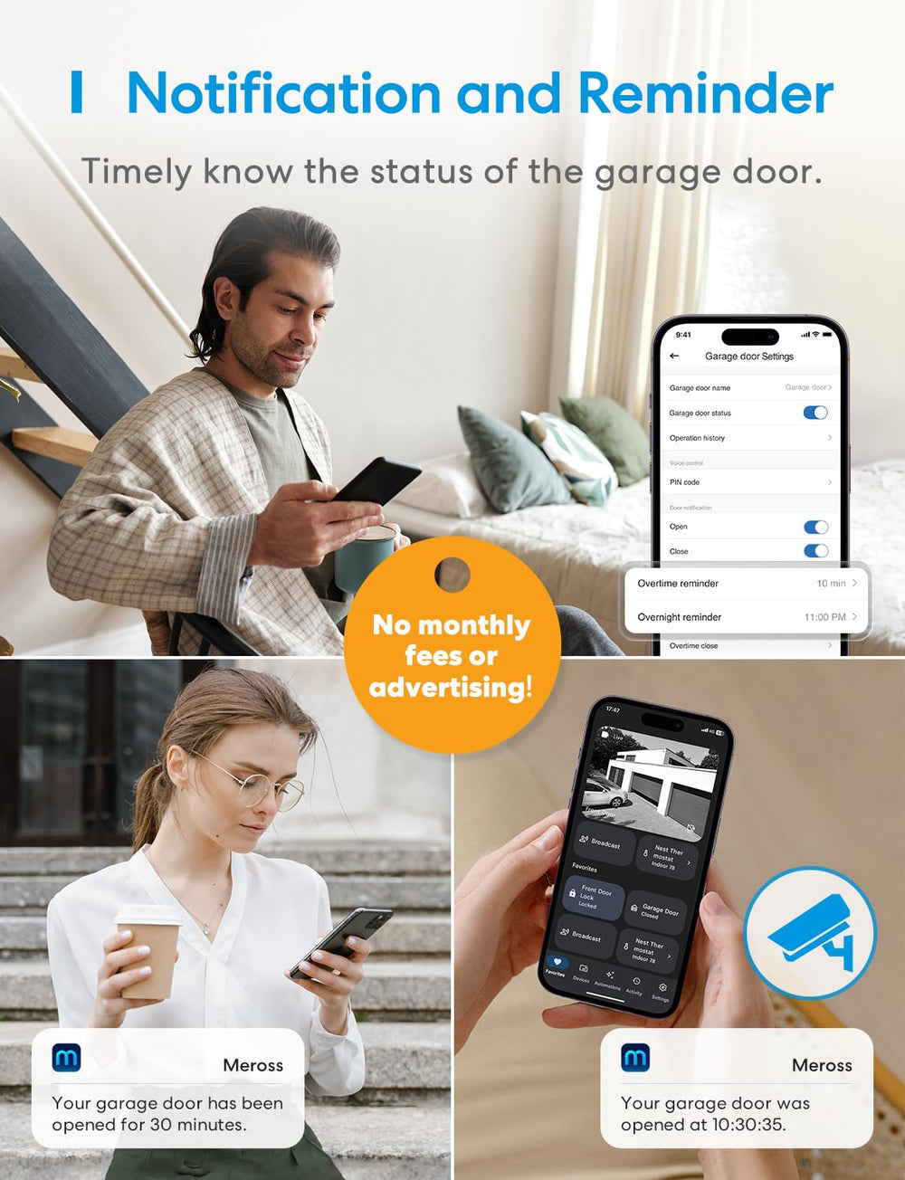 Meross remote requires 2.4GHz WiFi for reliable connectivity.