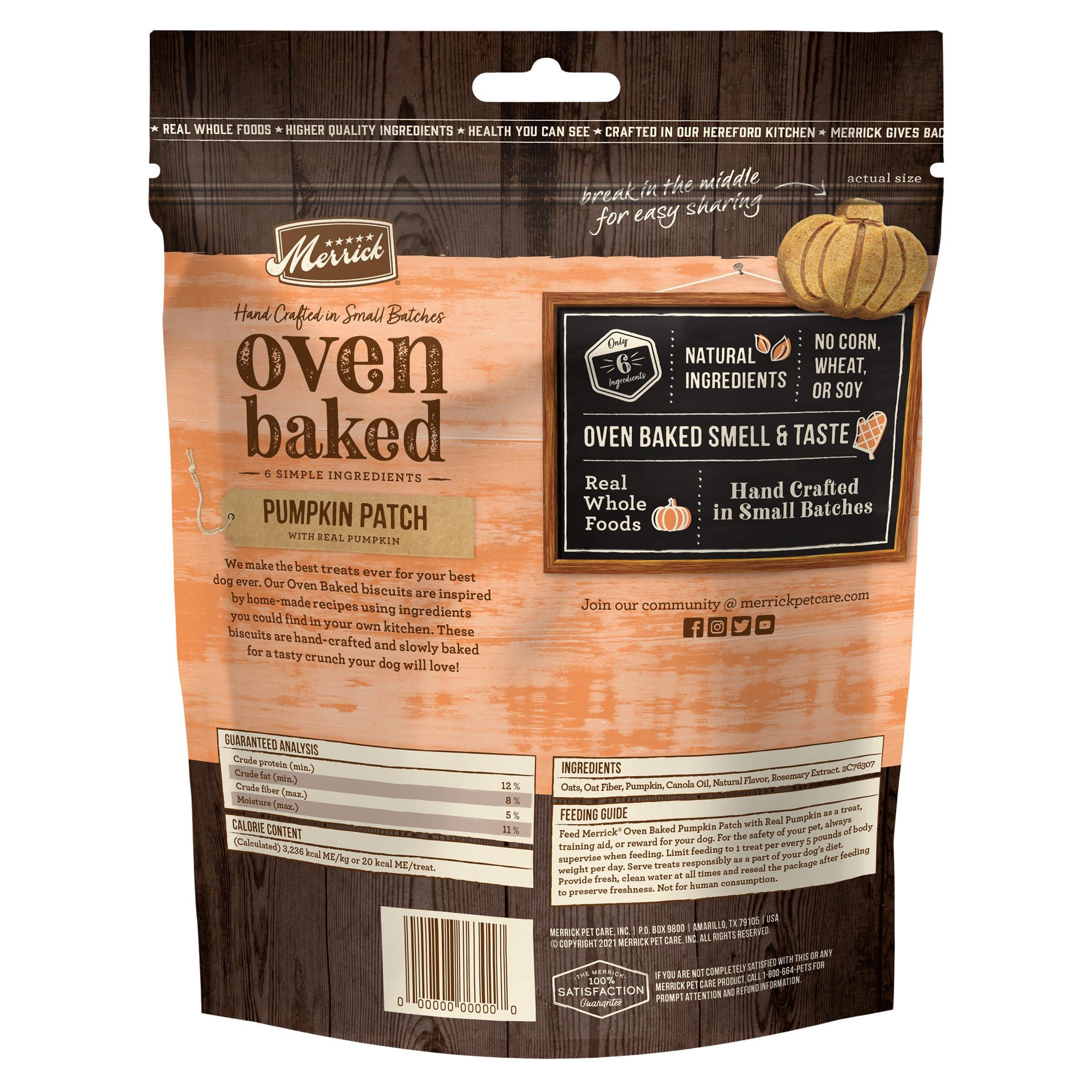Merrick artificial-free recipe signaling no artificial colors or flavors