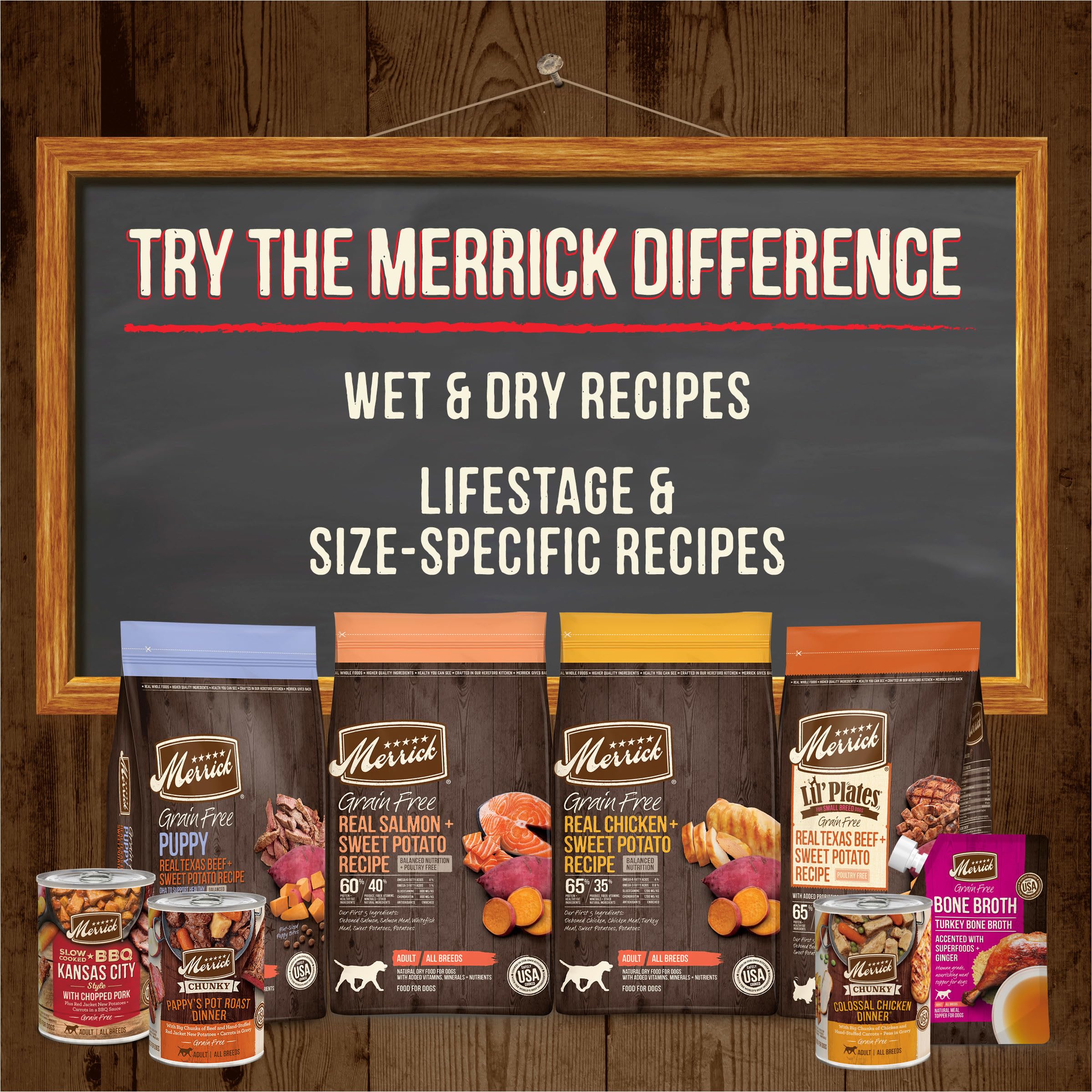 Merrick crunchy bites illustrating texture ideal for training or rewards