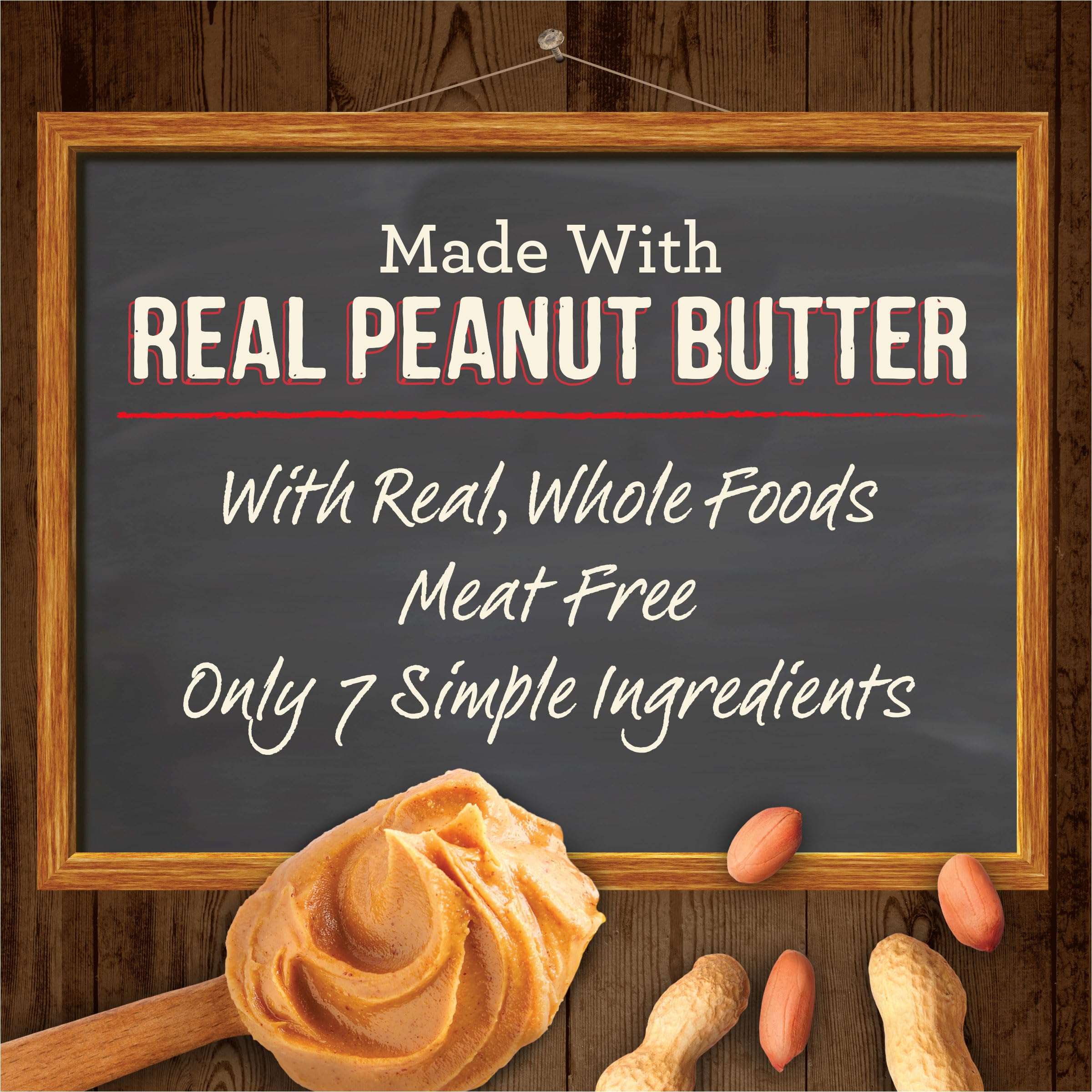 Merrick Pawsome Pnut Butter Cookie handcrafted in small batches for fresh flavor.