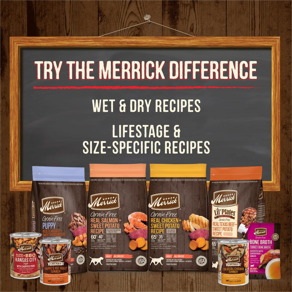 Merrick Pawsome Pnut Butter Cookie easy-to-break pieces for convenient snacks.
