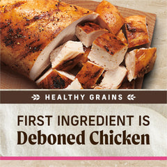 Merrick real deboned chicken is the first ingredient