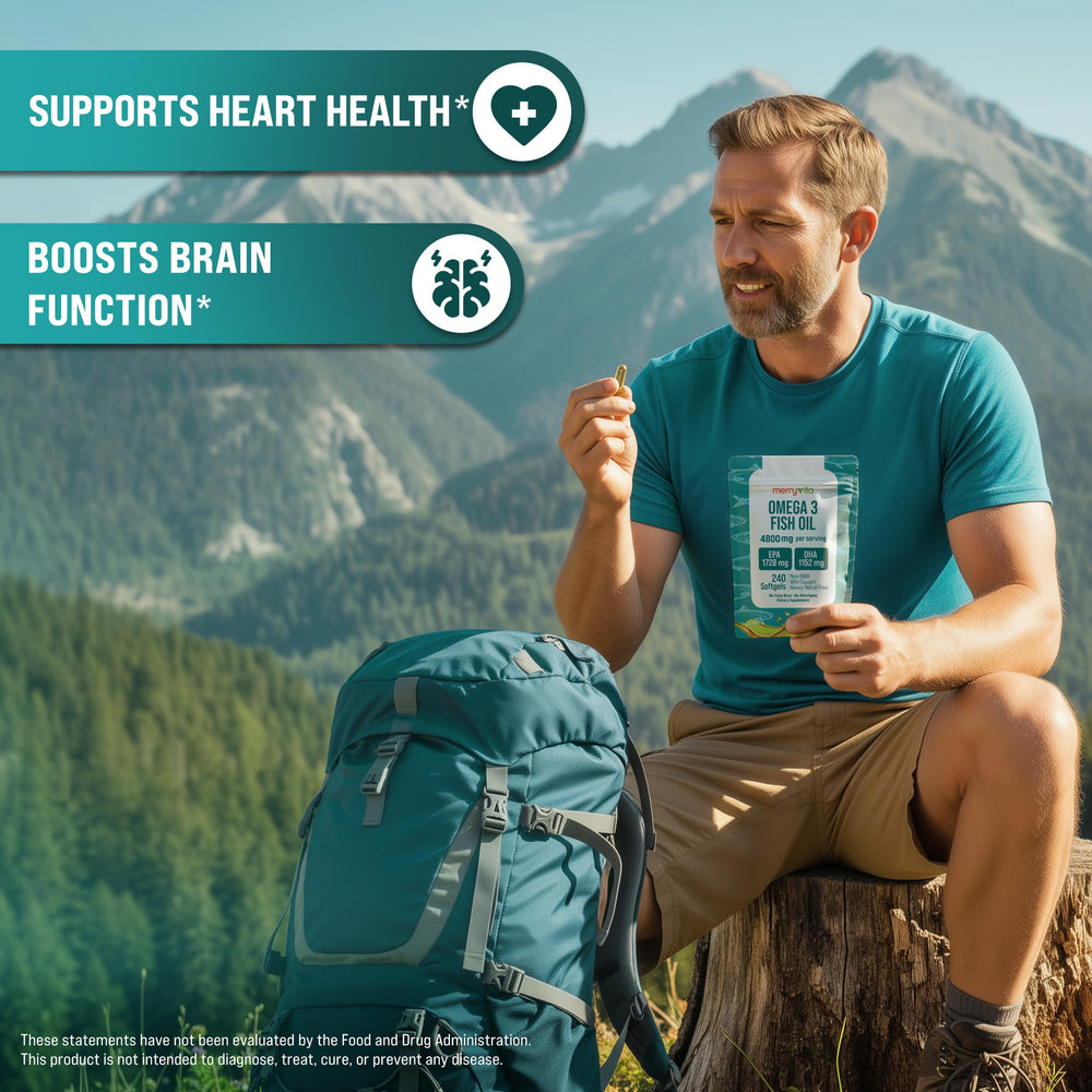 Merry Vita triglyceride-form Omega-3 offers potentially better absorption