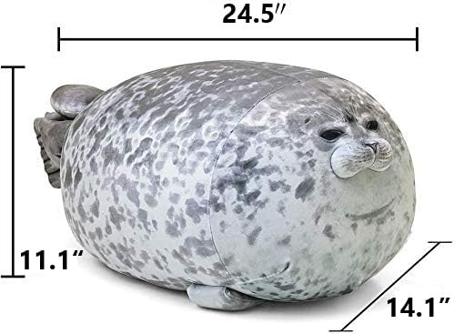MerryXD Chubby Seal Pillow close-up fabric reveals skin-friendly material