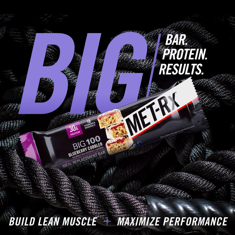 MET-Rx Big 100 Colossal bar served as quick breakfast or post-workout snack