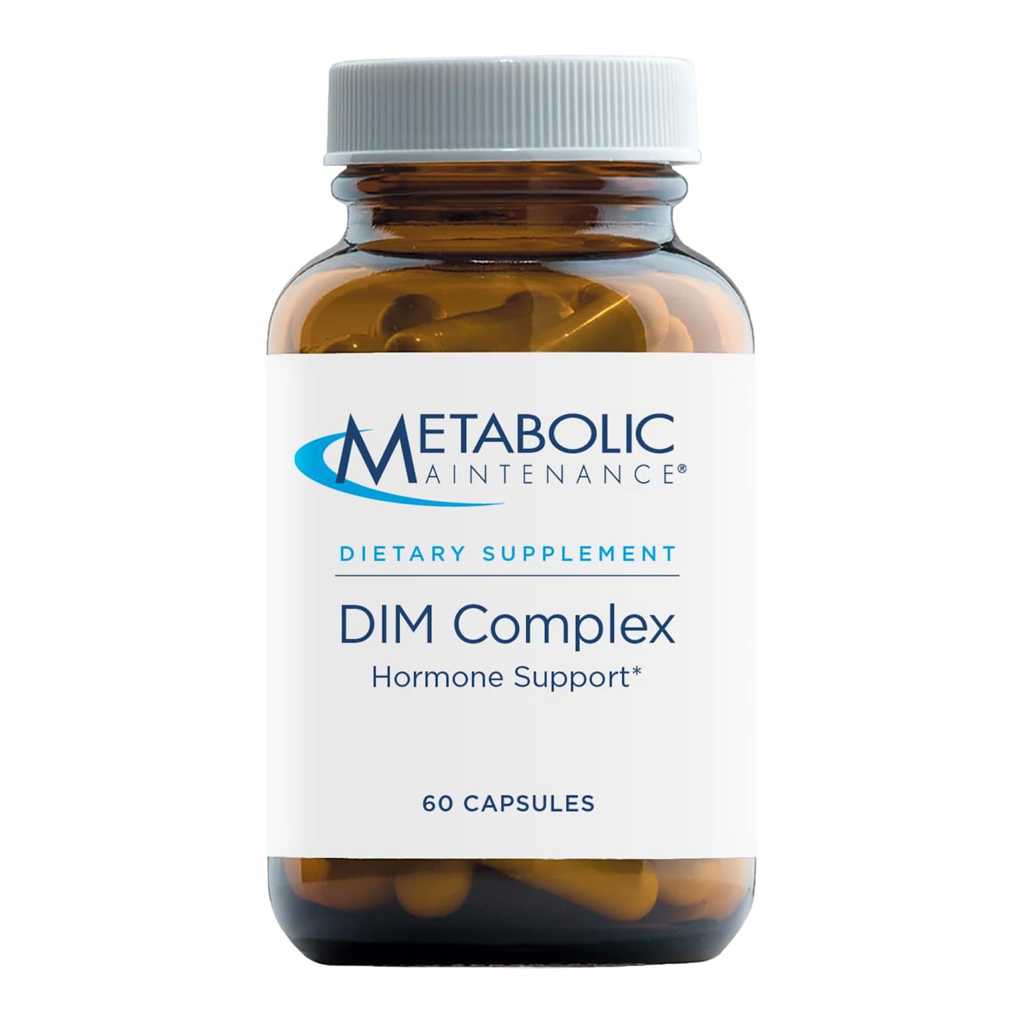 Metabolic Maintenance DIM Complex bottle highlighting estrogen metabolism support