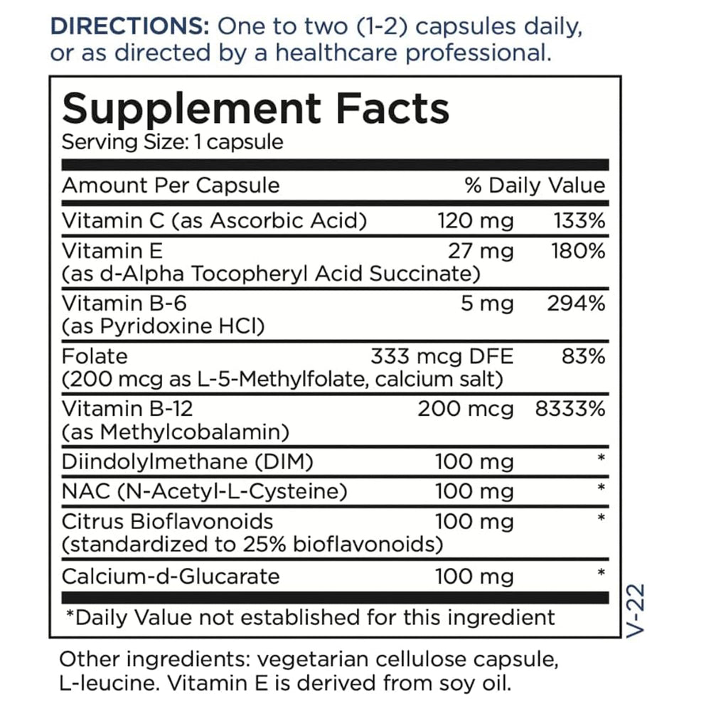 Metabolic Maintenance DIM Complex purity gluten-free image emphasizes clean formula