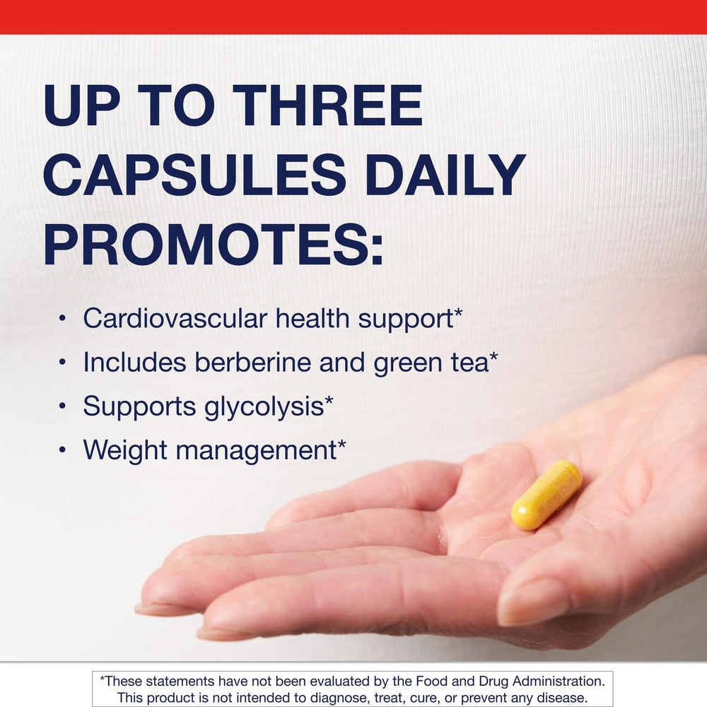 Front of Metagenics Berberine GT bottle label with dosage and vegetarian formula