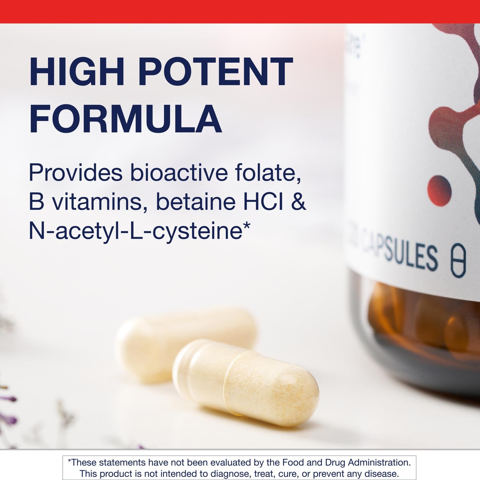 Metagenics MethylCare capsules pile ready for daily methylation and heart health support