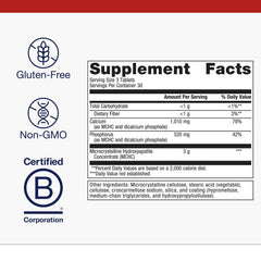 Metagenics mineral blend close-up with magnesium and trace minerals for muscle and nerve health.
