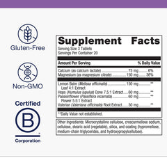 Metagenics MyoCalm Plus valerian root image for traditional calming ingredients.