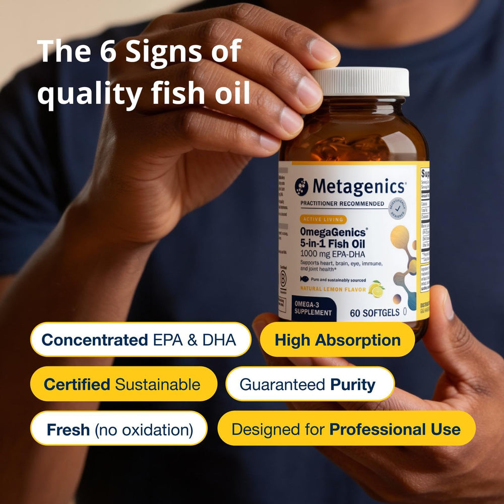 Bottle label showing GMP certification and third-party testing seals