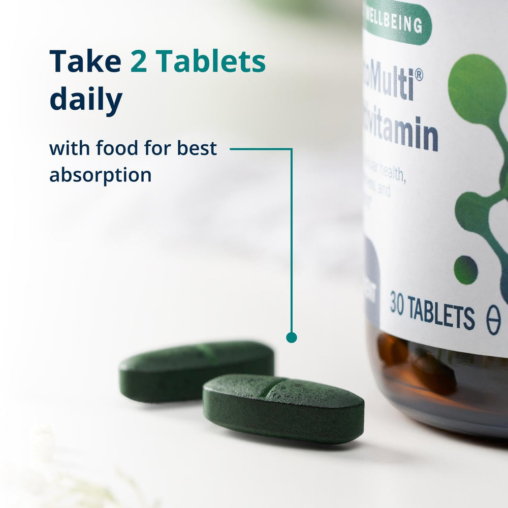 Metagenics PhytoMulti bottle with lid open showing daily-use capsules.