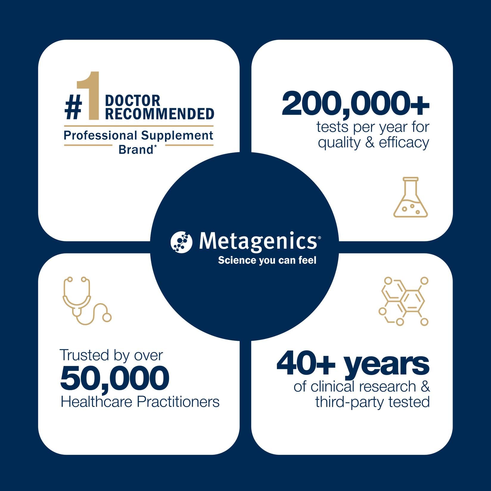 Metagenics D3 + K softgel close up with label.