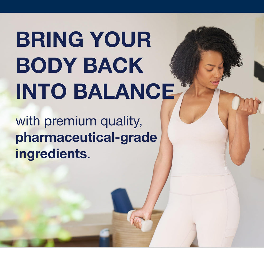 Third-party testing label on Metagenics Vitamin D3 bottle