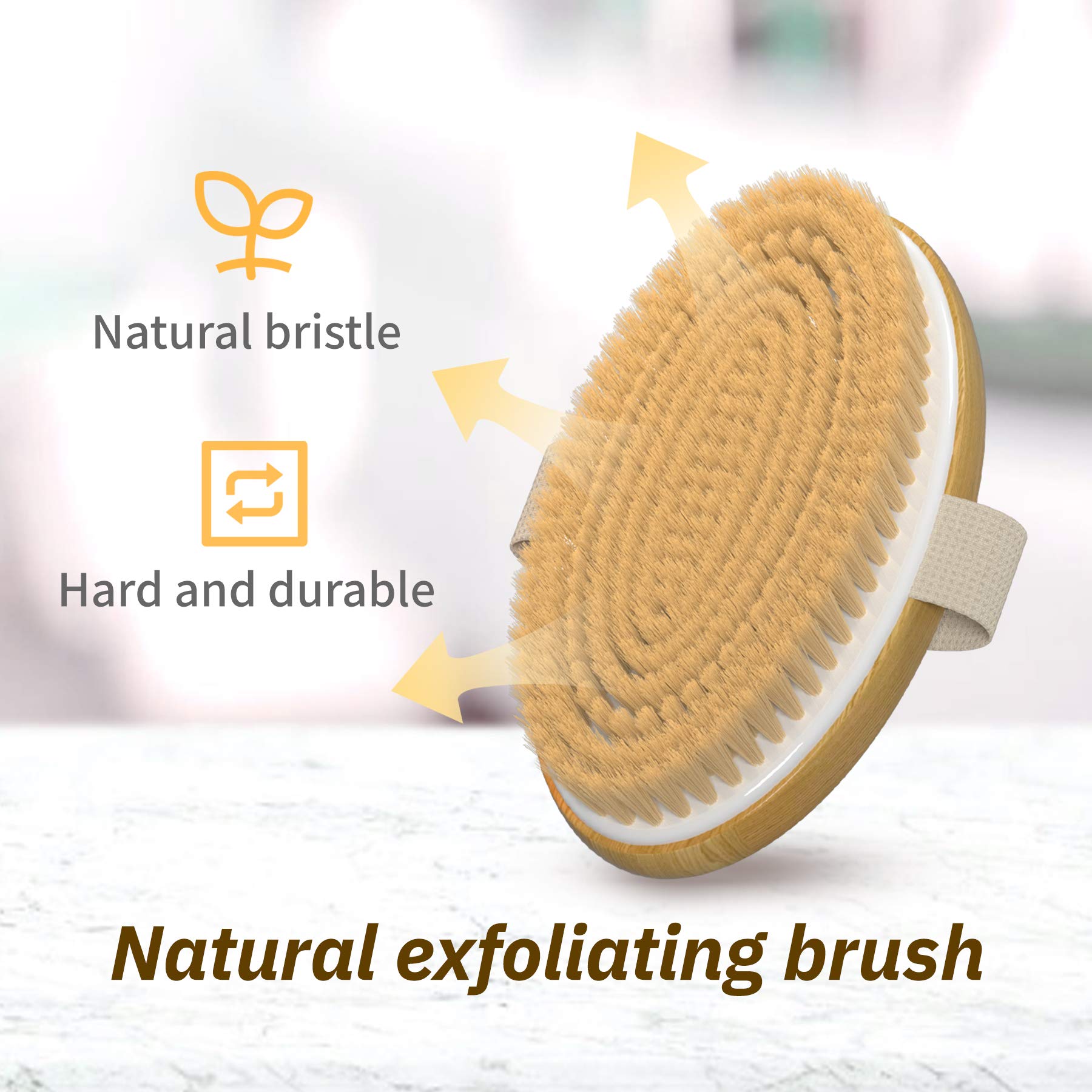 Metene stiff-bristle close-up for deeper surface cleansing