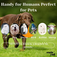 METEPET Vetromycin eye ointment tube cap showing secure seal for clean use.