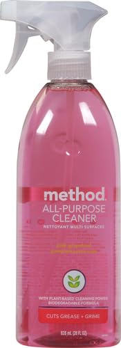 Method All-Purpose Cleaner Pink Grapefruit spray action removes grime with ease.