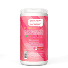 Grease-cutting action on kitchen surfaces with Method wipes.