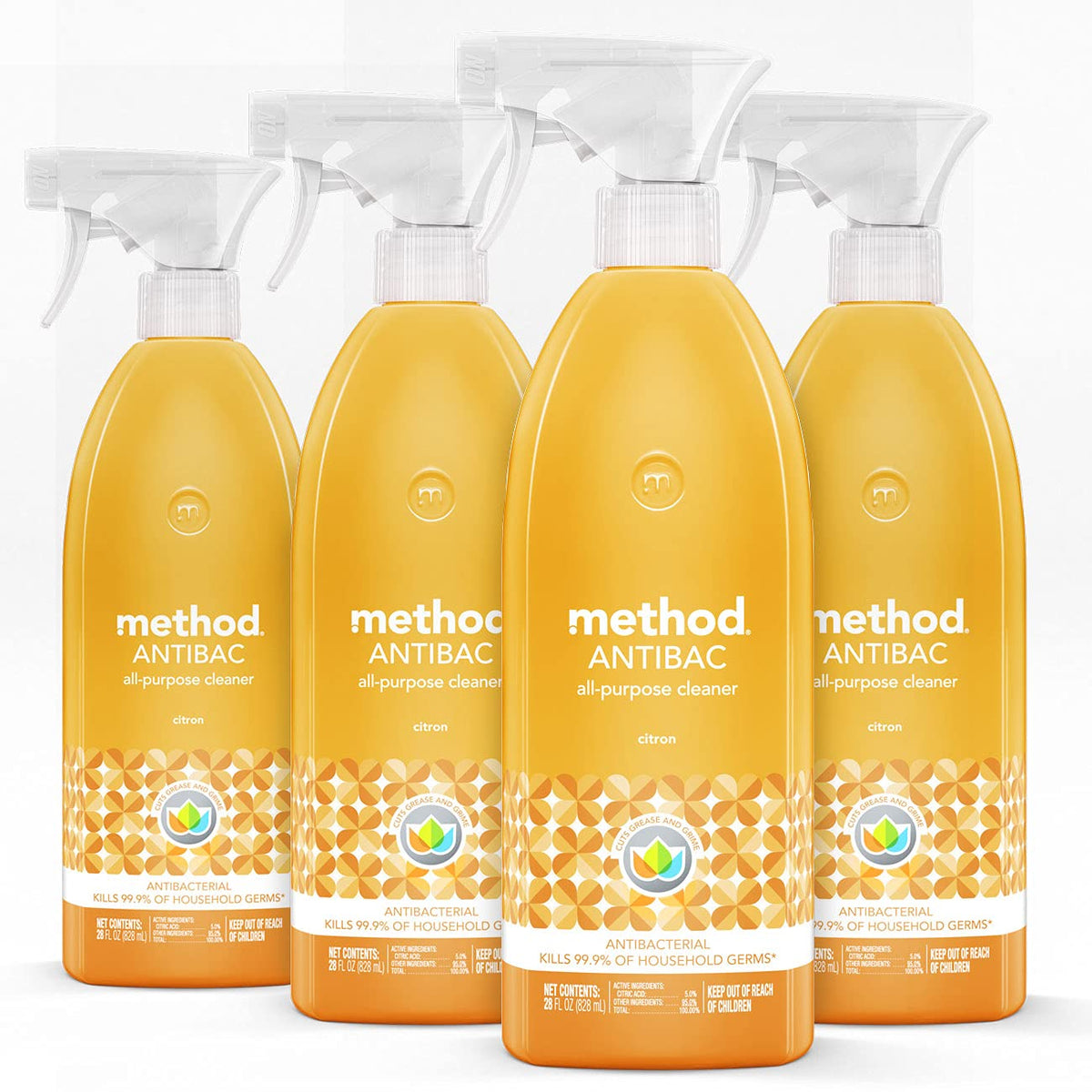 Method citron cleaner bottle ready for daily surface sanitizing