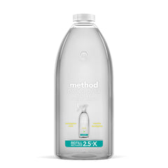 Method Daily Shower Refill bottle front view highlighting large 68 oz size for easy refills.