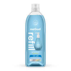 Method Gel Hand Soap Refill Sea Minerals pour for a hydrating, soft-hand wash