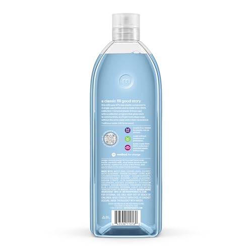 Method Gel Hand Soap Refill Sea Minerals tub closeup emphasizing moisturizing lather