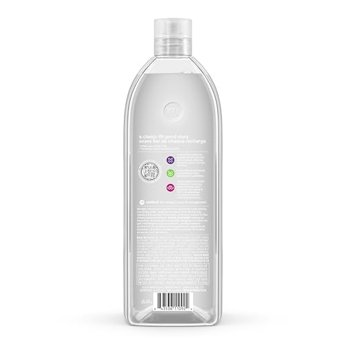Method Gel Hand Soap Refill Sweet Water 34 oz pack enables easy, eco-friendly refills.