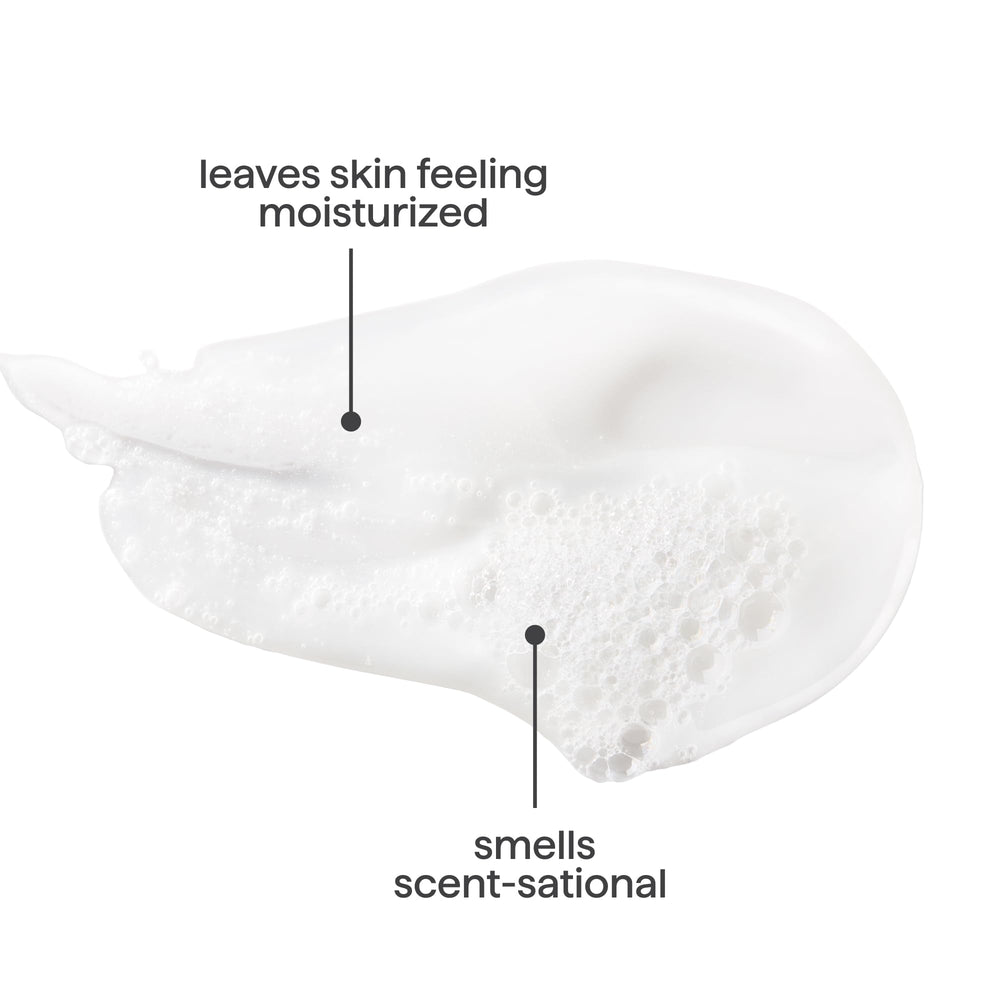 Method Island Mist foam-lather scene demonstrates hydrating cleanse.