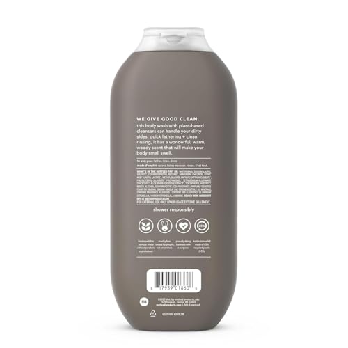 Method Men Cedar and Cypress bottle pour showing fast lather ready in seconds.