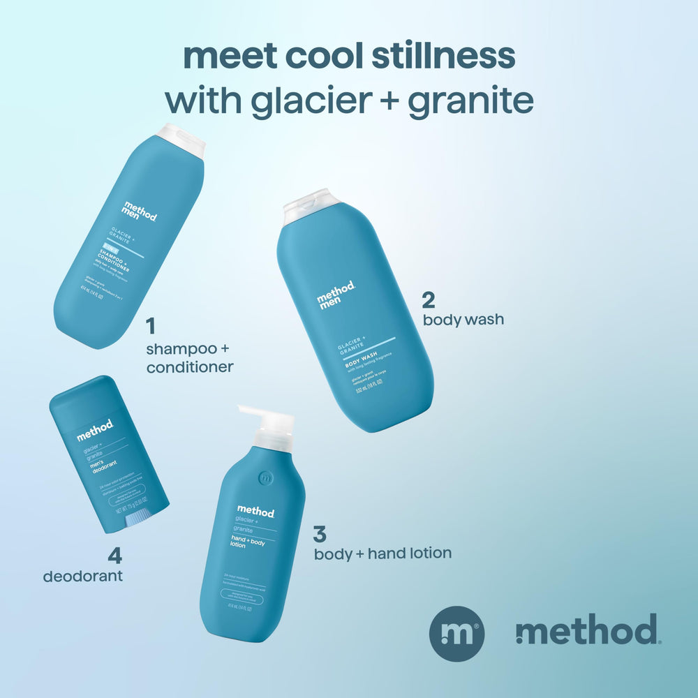 Method Men glacier-granite texture-close-up conveys a clean, icy finish for hair.