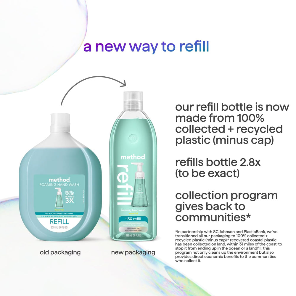 Moisturizing formula leaves hands soft and nourished after washing.
