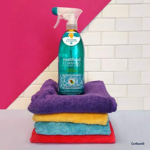 Method 28-ounce bottle packaging may vary for bathroom cleaner.