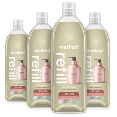 Method Premium Gel Hand Soap Refill bottle with vanilla-raspberry scent for a fragrant handwash.