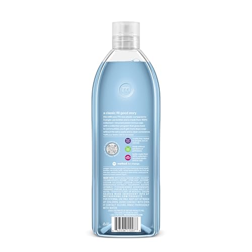 Method Sea Minerals bottle-fill view demonstrates 2.8x refill capacity.