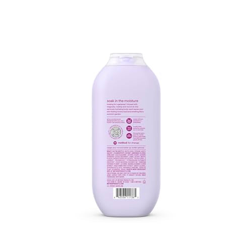 Close-up of Method Serene Escape gel lather on skin for a fresh feel