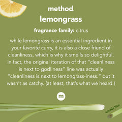 Method stovetop cleaner lemongrass spray demonstrates powerful grease removal on cooktop surfaces