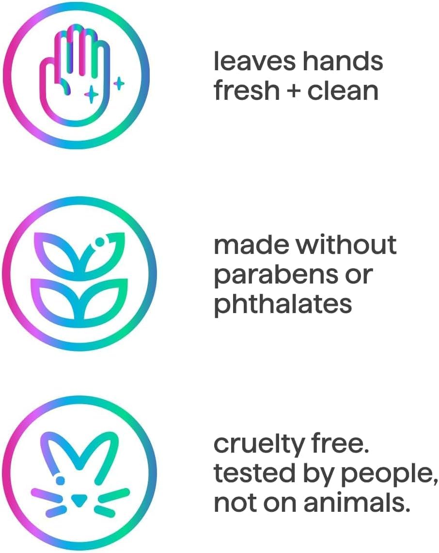 Method Waterfall label detail notes plant-based cleansers and cruelty-free testing