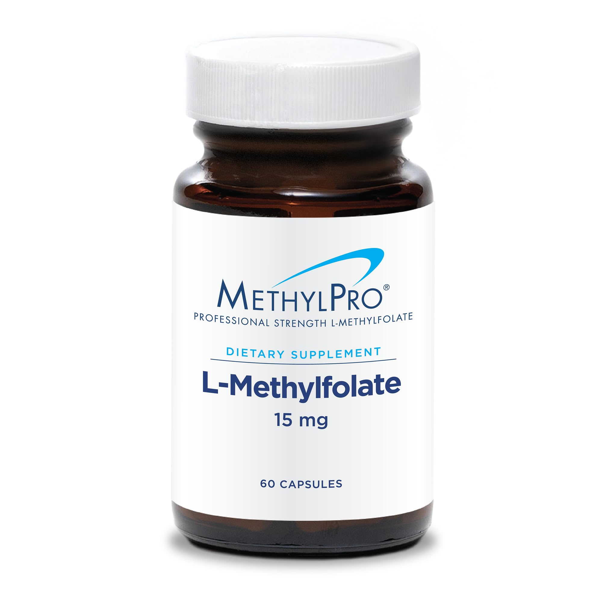 MethylPro 15mg L-Methylfolate bottle front promotes mood support.