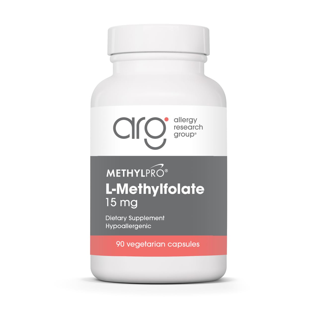 MethylPro L-Methylfolate 15 mg bottle and label supporting cognitive wellness.