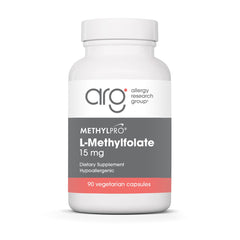 MethylPro L-Methylfolate 15 mg bottle and label supporting cognitive wellness.