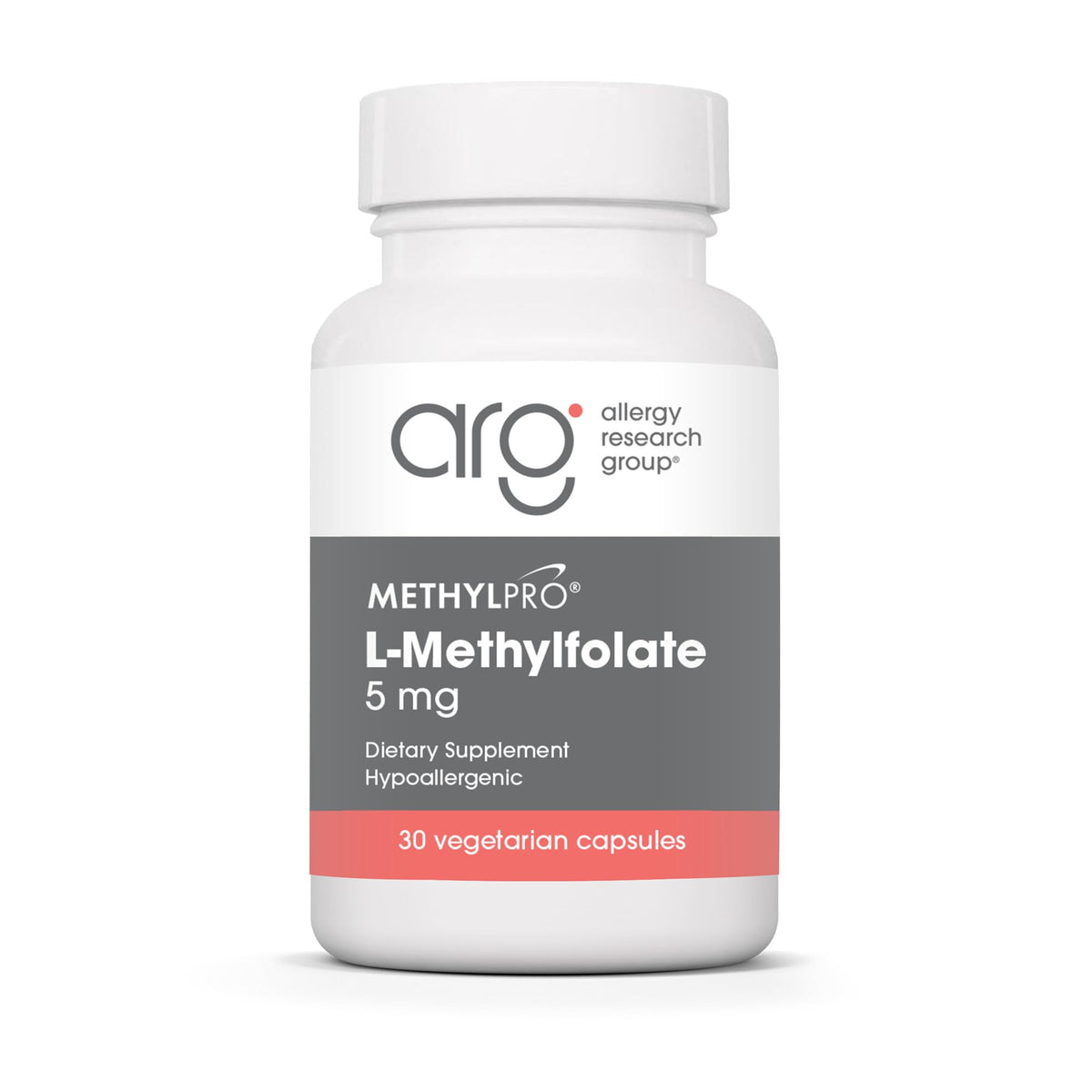 MethylPro L-Methylfolate 5 mg bottle front view for daily methylation support