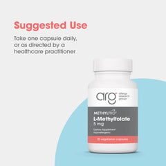 MethylPro L-Methylfolate 5 mg label close-up highlighting active folate form