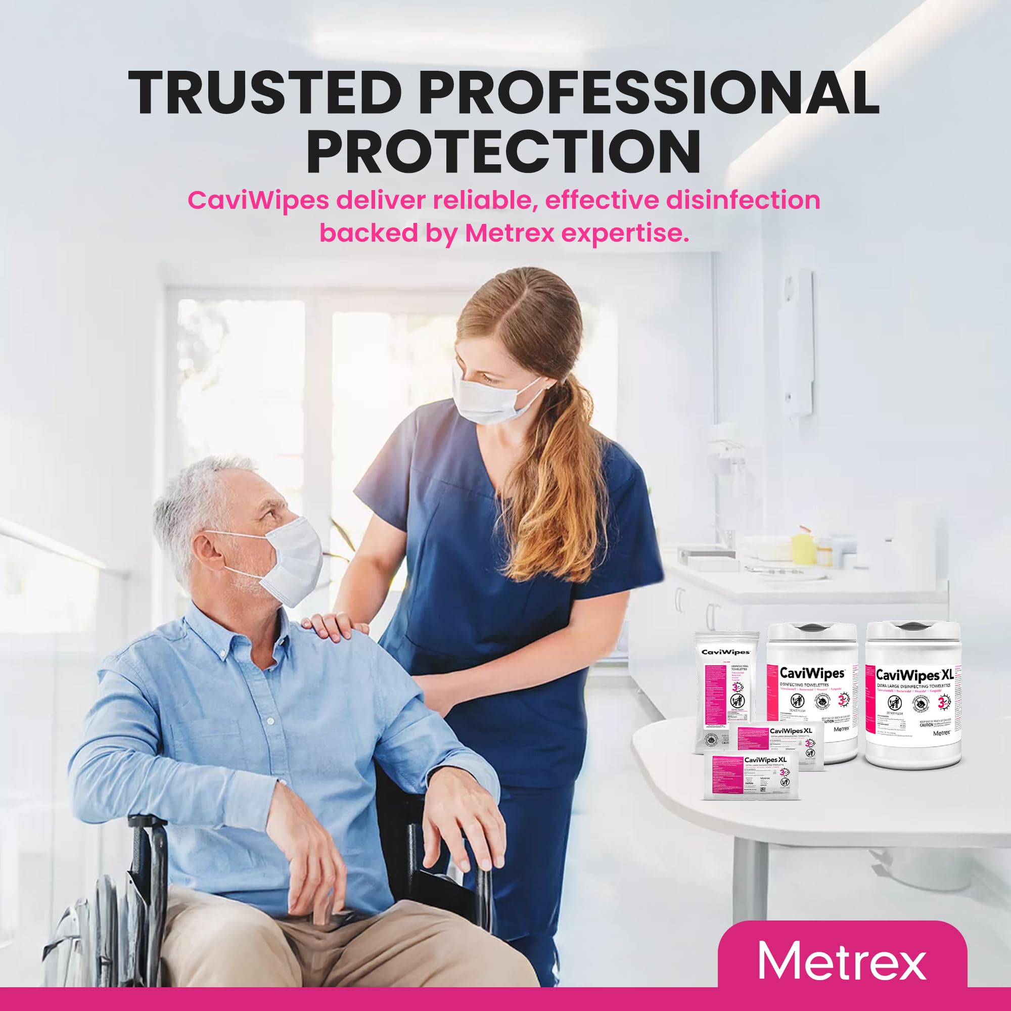 Metrex CaviWipes ready-to-use wipes speed routine cleaning in busy areas