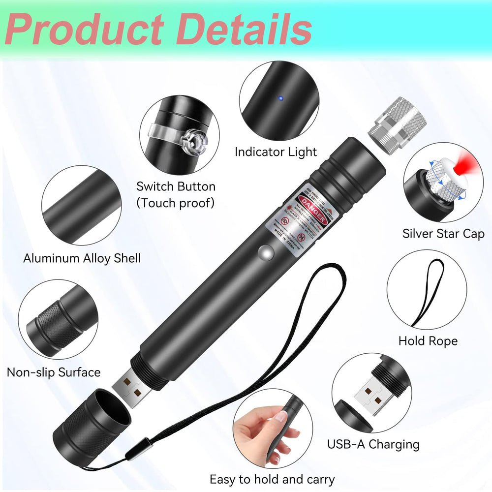 MEUSNO class 3R laser pointer with 532 nm wavelength for safe use