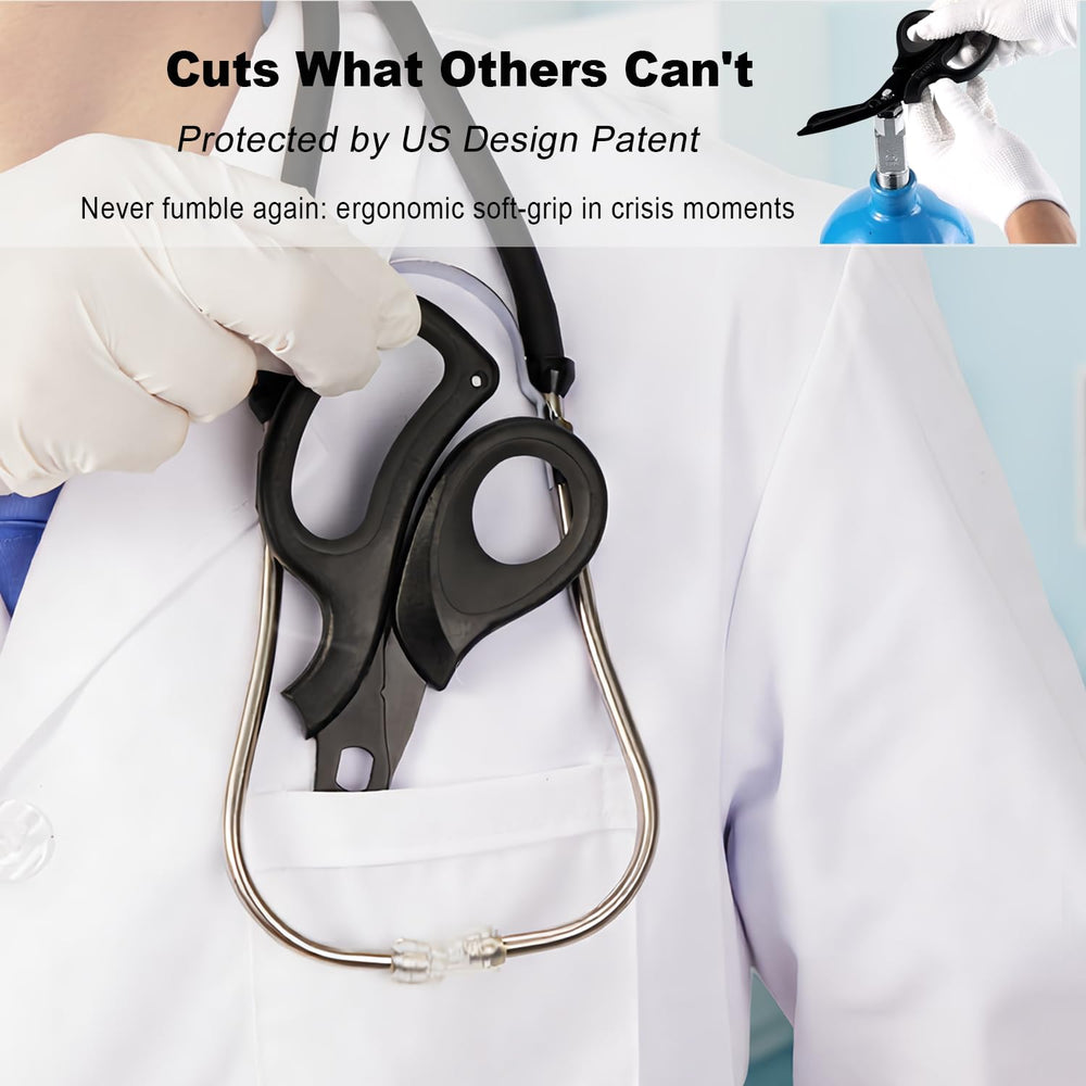 Ergonomic soft-grip handle for precision control and comfort.